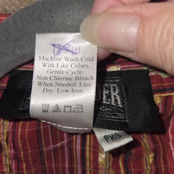 Vintage Y2K Maximalist Women's Roughrider By Circle T 3/4 Sleeve Button Up Top - Picture 8 of 10